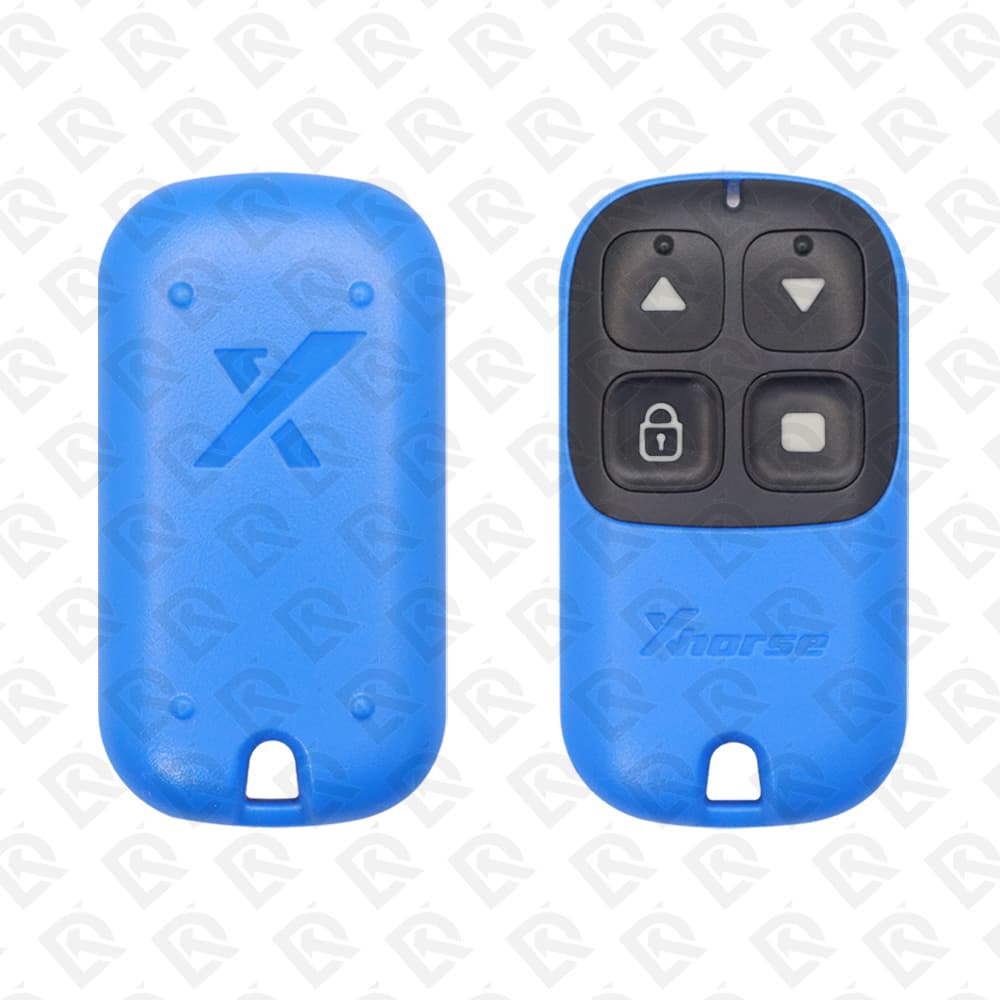 XHORSE VVDI KEY TOOL WIRE GARAGE REMOTE KEY 4 BUTTONS BLUE COLOR TYPE - XKXH04EN