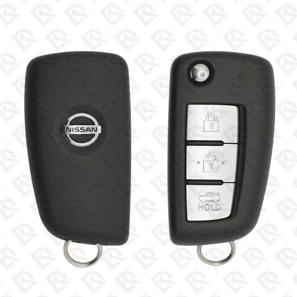2019 - 2022 NISSAN SUNNY REMOTE HEAD FLIP KEY - 3BUTTONS - 433MHZ - ORIGINAL W/B