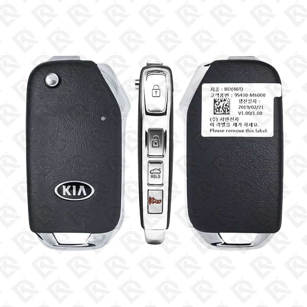 2022 KIA CERATO REMOTE HEAD FLIP KEY 3BUTTONS - 434MHZ - 95430-M6700 ORIGINAL