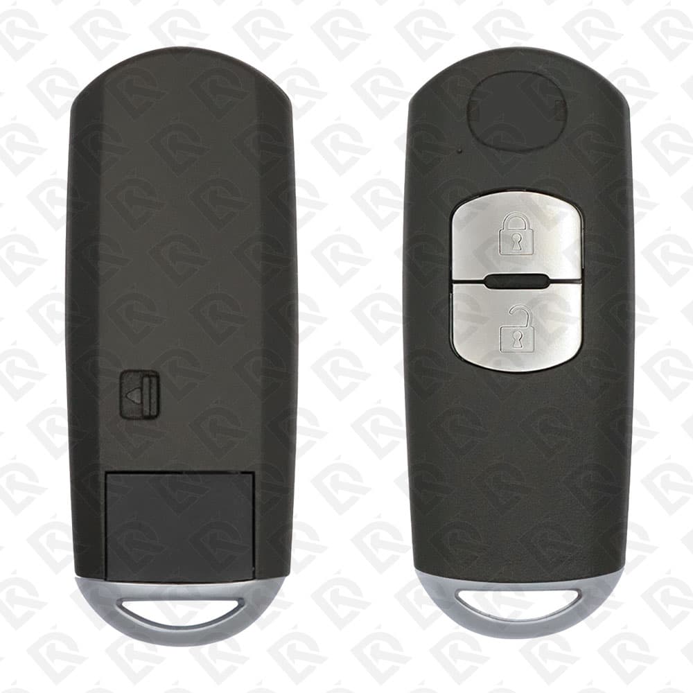 MAZDA SMART KEY SHELL 2BUTTONS BATTERY SPACE UP SIDE - AFTERMARKET
