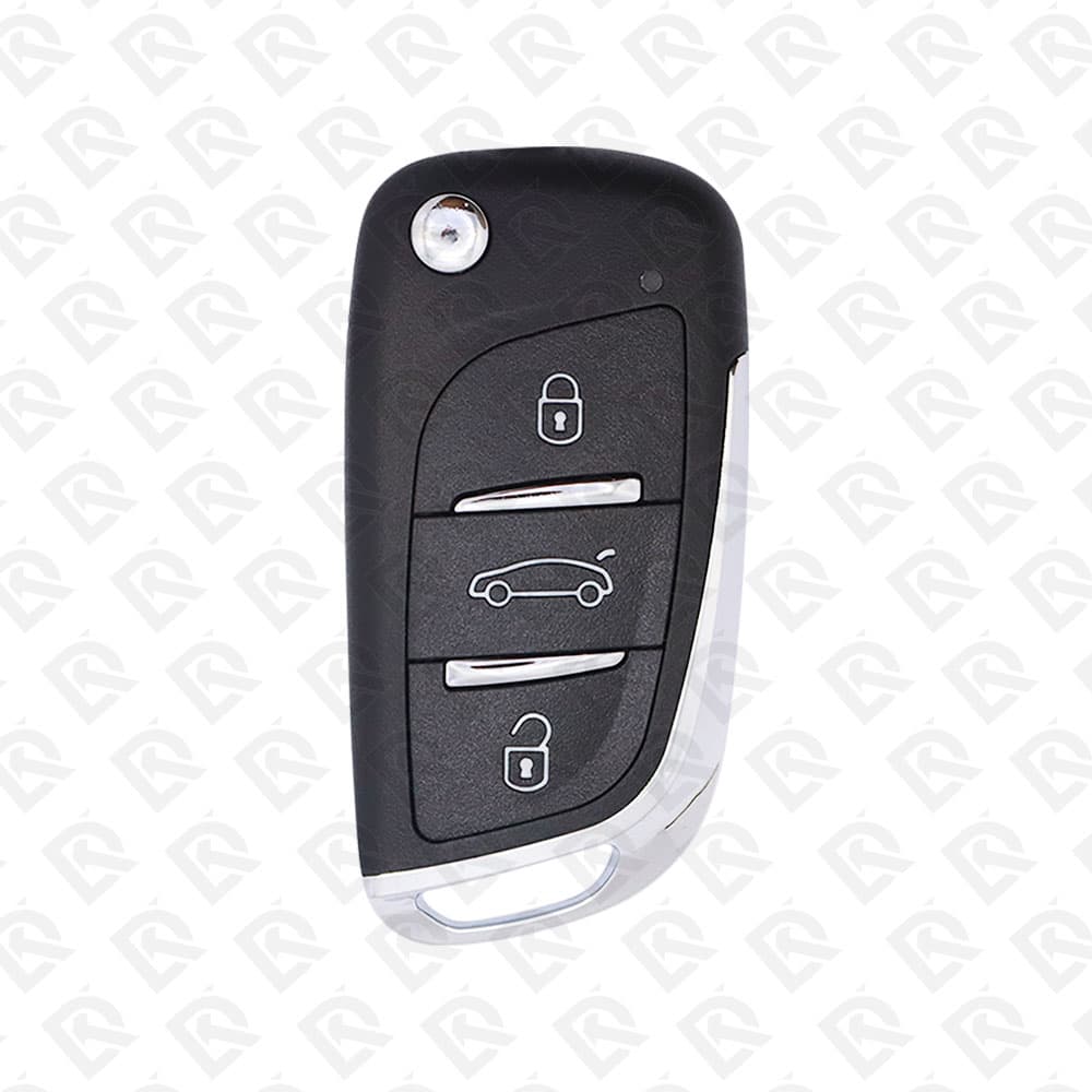 CITROEN REMOTE HEAD FLIP KEY 46CHIP PCF7961A 3BUTTONS - 433MHZ AFTERMARKET