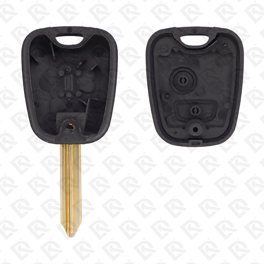 PEUGEOT CITROEN REMOTE HEAD KEY SHELL 2BUTTONS SX9 BLADE - AFTERMARKET