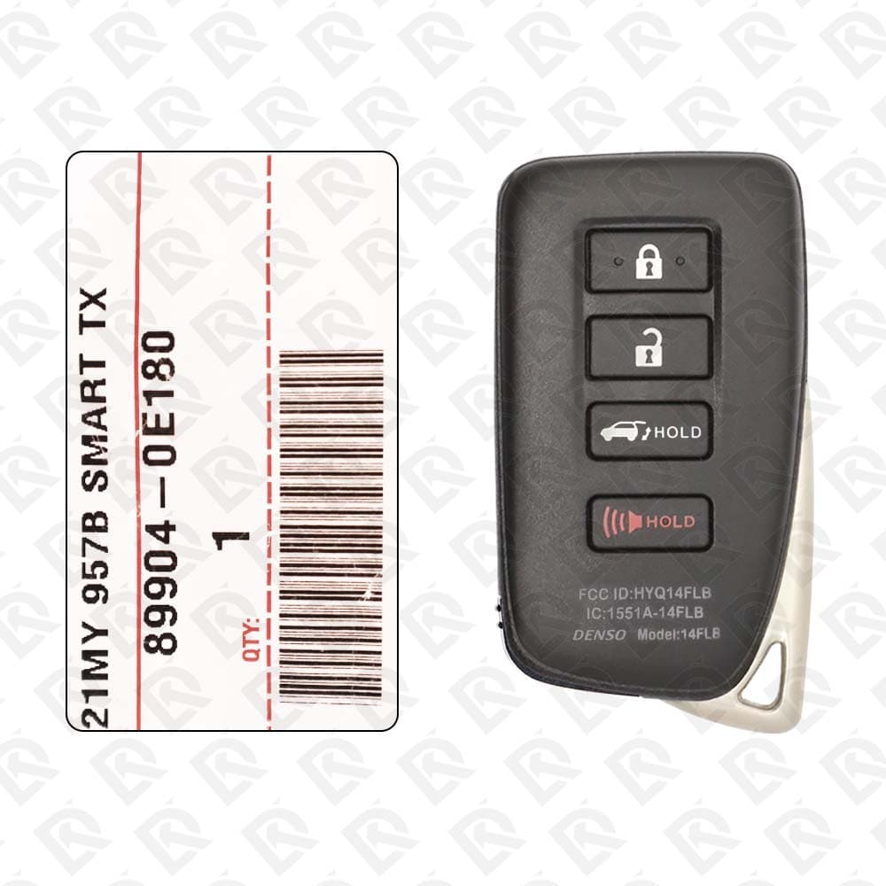 2020 - 2022 LEXUS RX350 SMART KEY 4BUTTONS 315MHZ 89904-0E180 - ORIGINAL