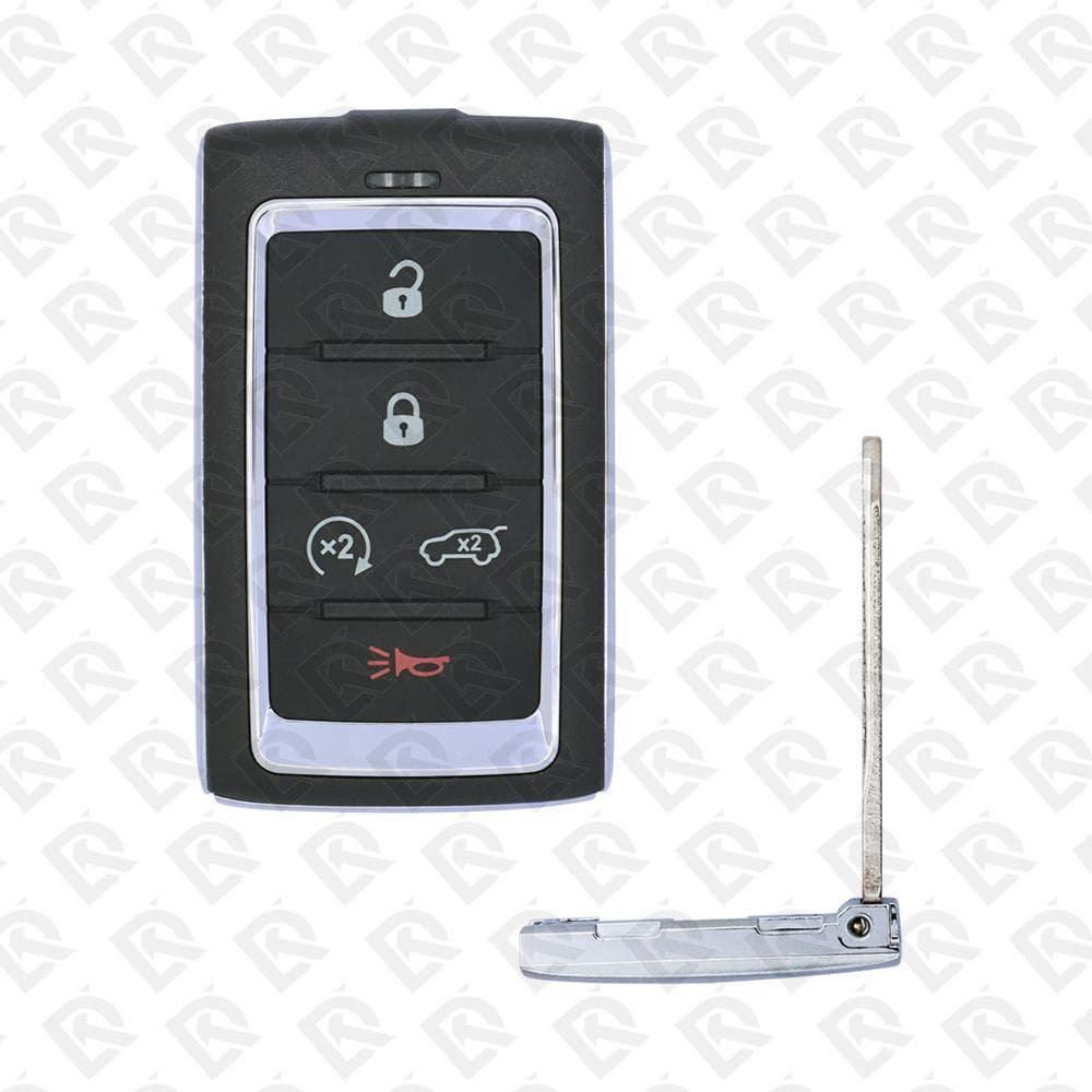 2021 - 2024 JEEP SMART KEY SHELL 4+1BUTTONS - AFTERMARKET