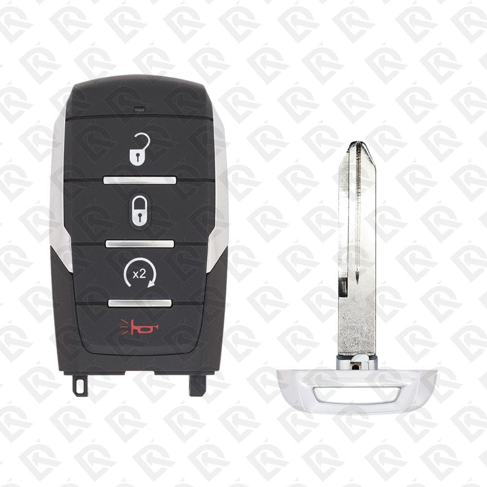 2018 - 2023 DODGE RAM SMART KEY SHELL 3+1BUTTONS - AFTERMARKET