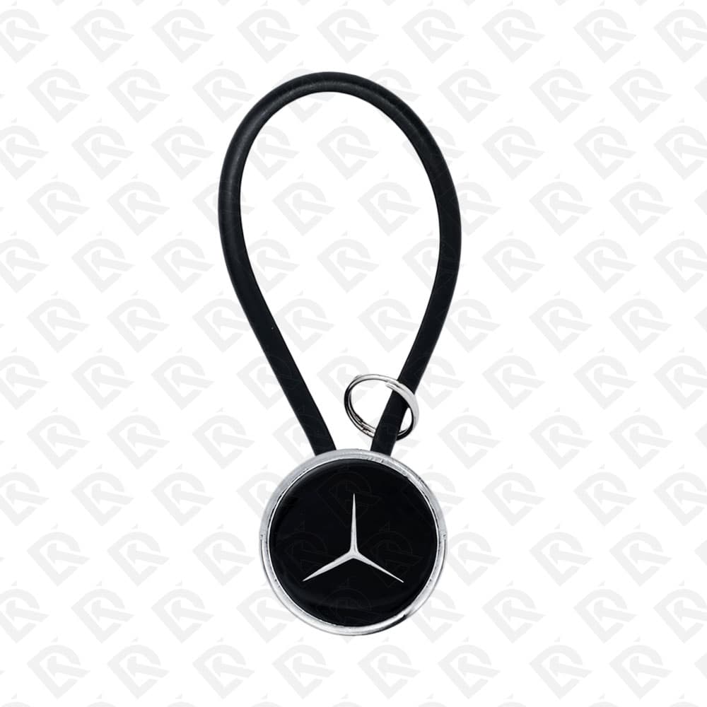 MERCEDES BLACK KEY CHAIN