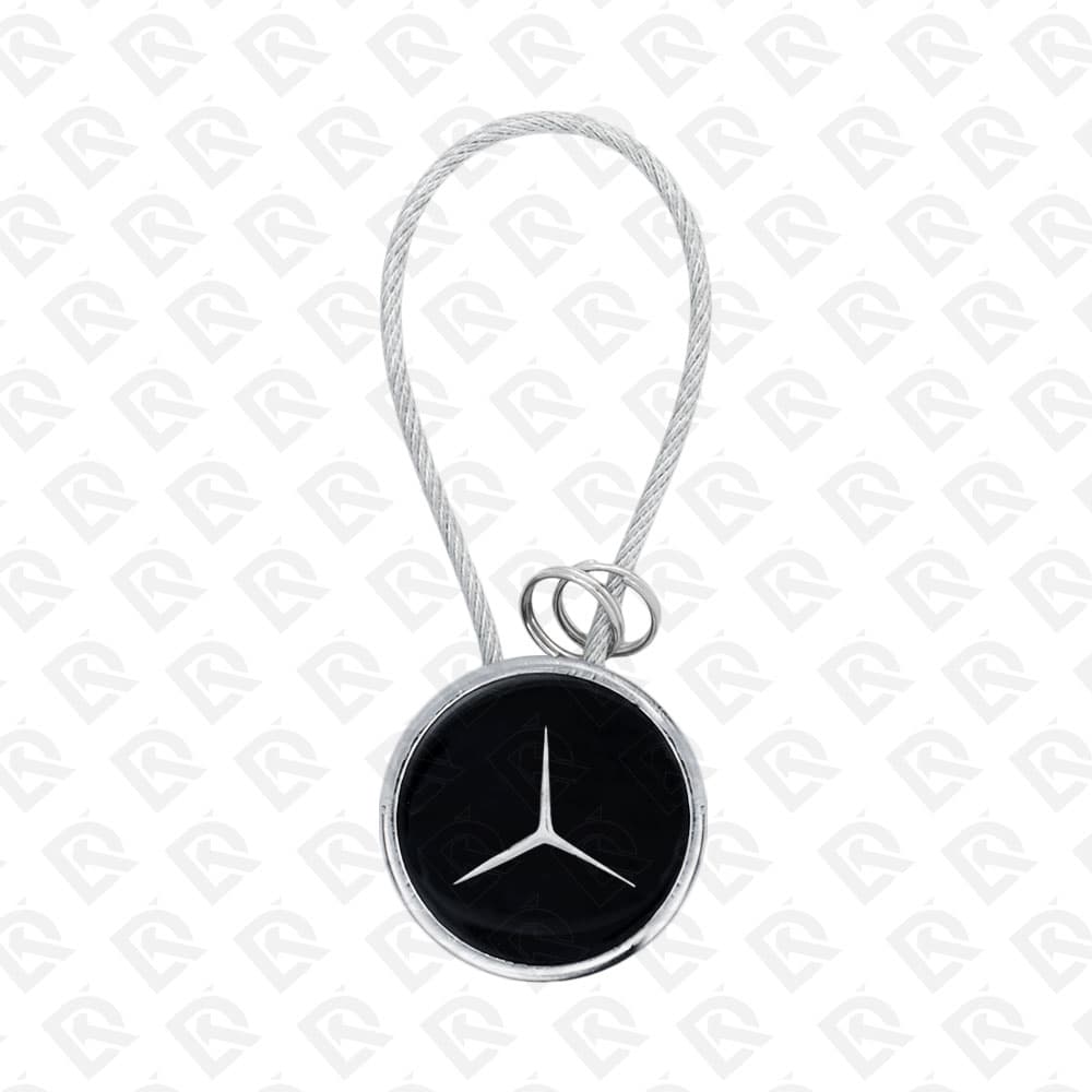 MERCEDES BLACK KEY CHAIN
