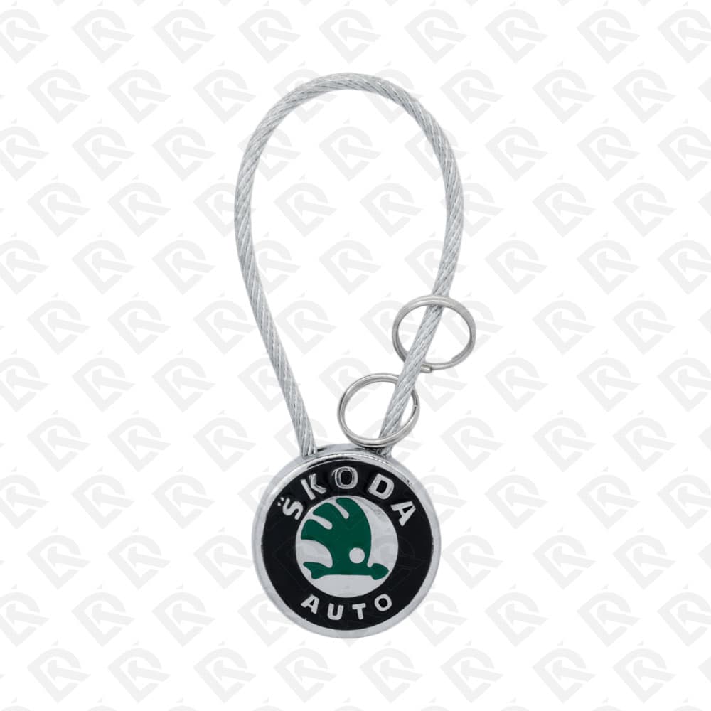 SKODA GREEN KEY CHAIN SMALL SIZE