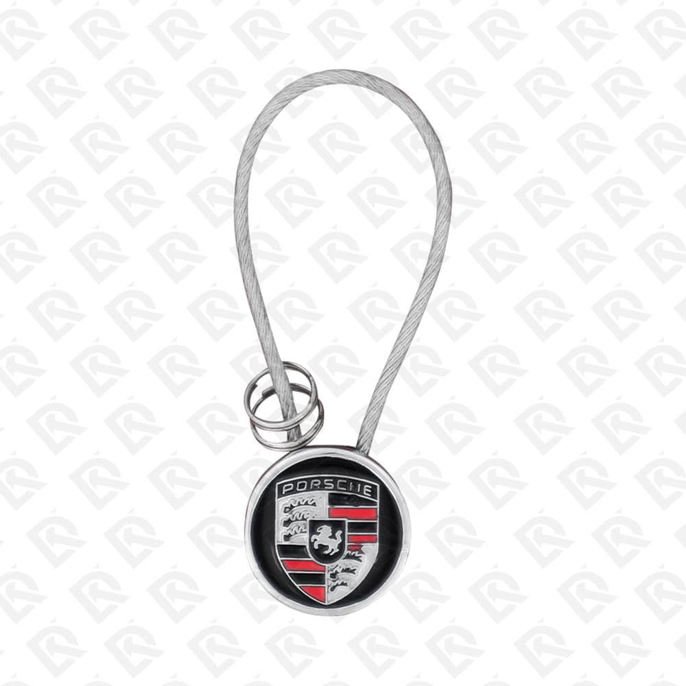 PORSCHE BLACK KEY CHAIN