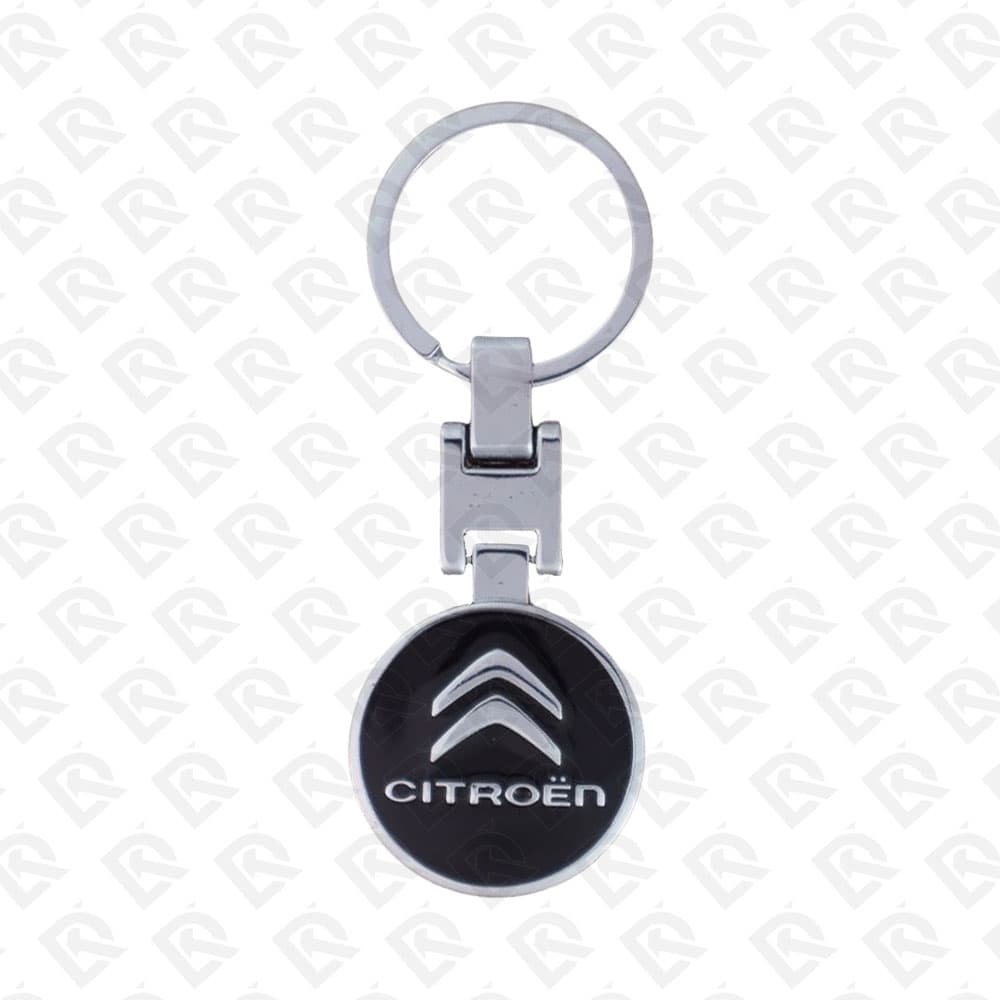 CITROEN BLACK KEY CHAIN