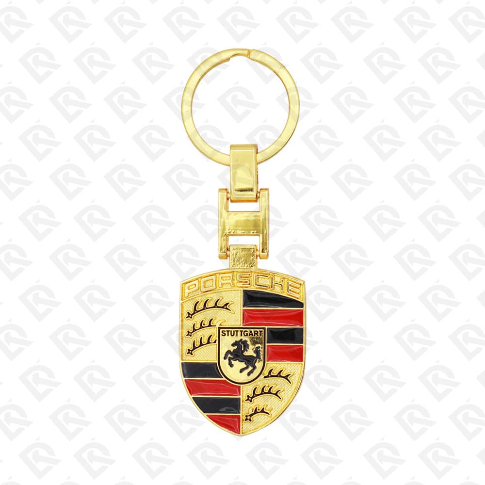 PORSCHE GOLD KEY CHAIN