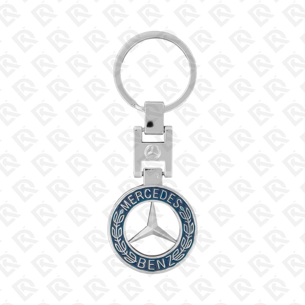 MERCEDES BLUE KEY CHAIN