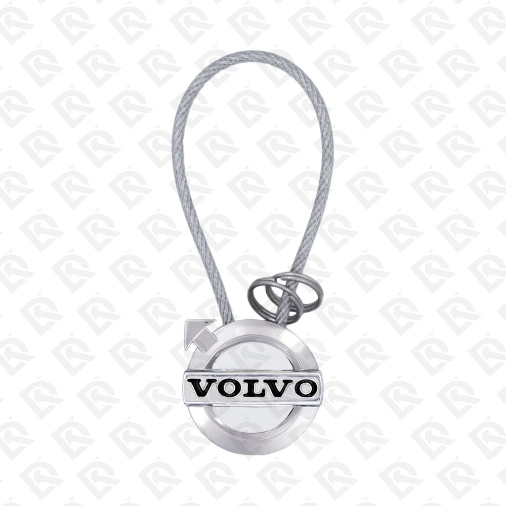 VOLVO WHITE KEY CHAIN