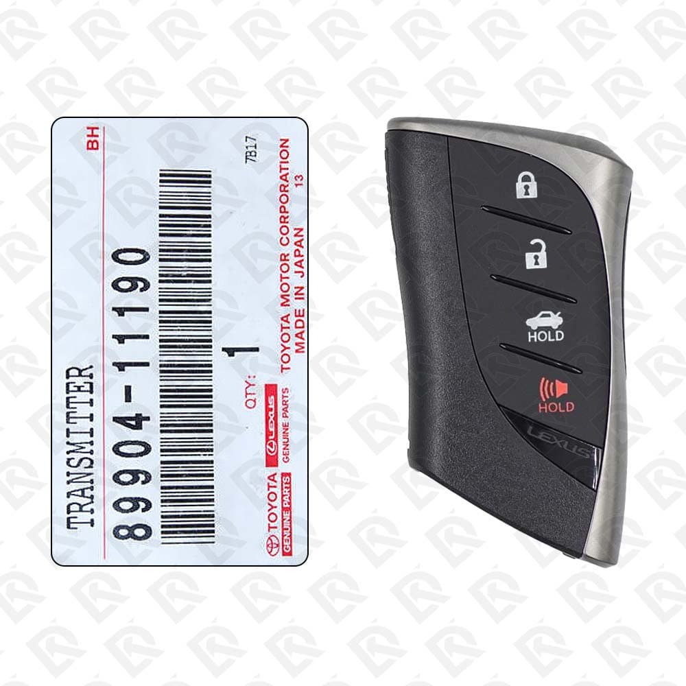 2018 - 2021 LEXUS LC500 HYBRID SMART KEY 4BUTTONS 315MHZ 89904-11190 - ORIGINAL