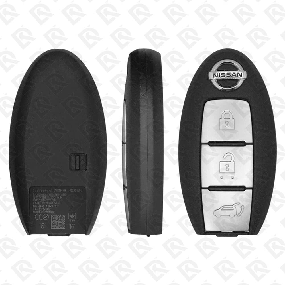 2013 - 2015 NISSAN X-TRAIL SMART KEY - 3BUTTONS - 433MHZ - 285E3-4CB5C ORIGINAL W/B