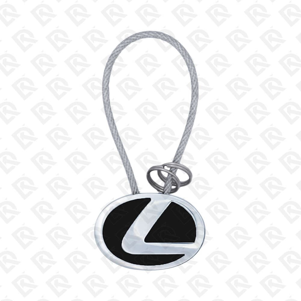 B04981-LEXUS BLACK KEY CHAIN SMALL SIZE