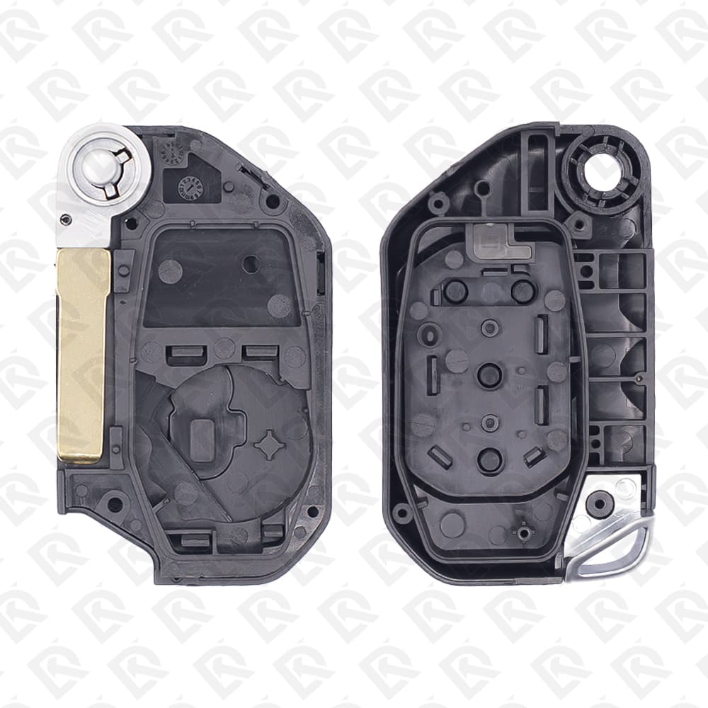 2018 - 2023 JEEP WRANGLER SMART REMOTE HEAD FLIP KEY SHELL 4BUTTONS - AFTERMARKET