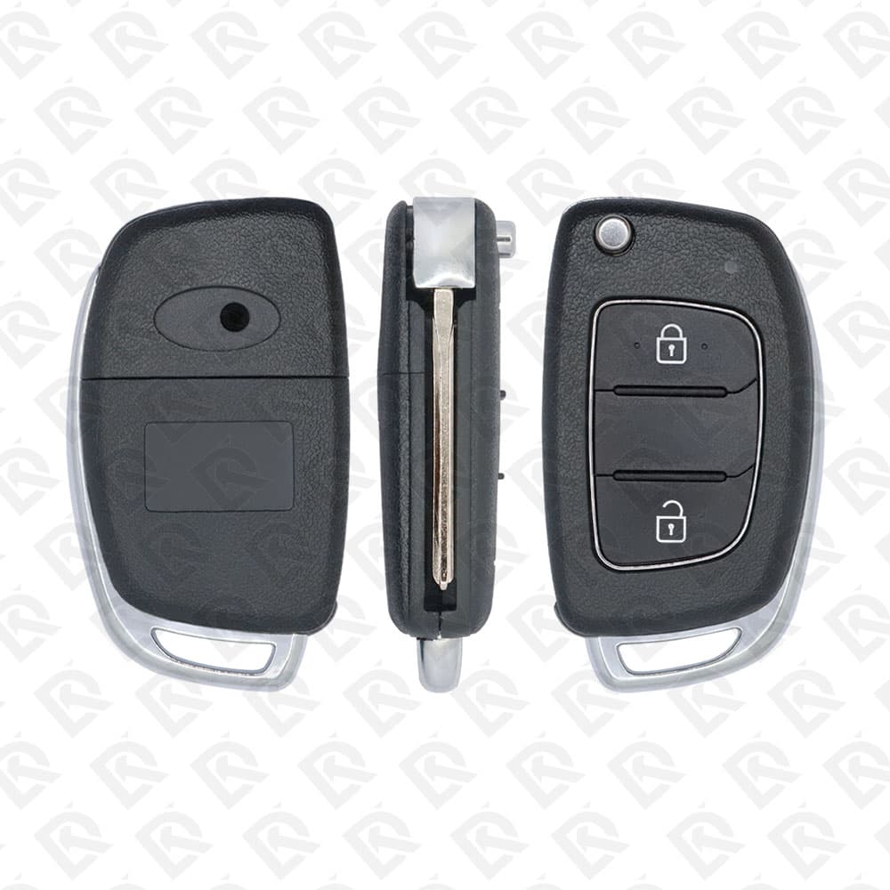 2016 - 2019 HYUNDAI FLIP REMOTE KEY SHELL HYN17 BLADE - 2BUTTONS - AFTERMARKET