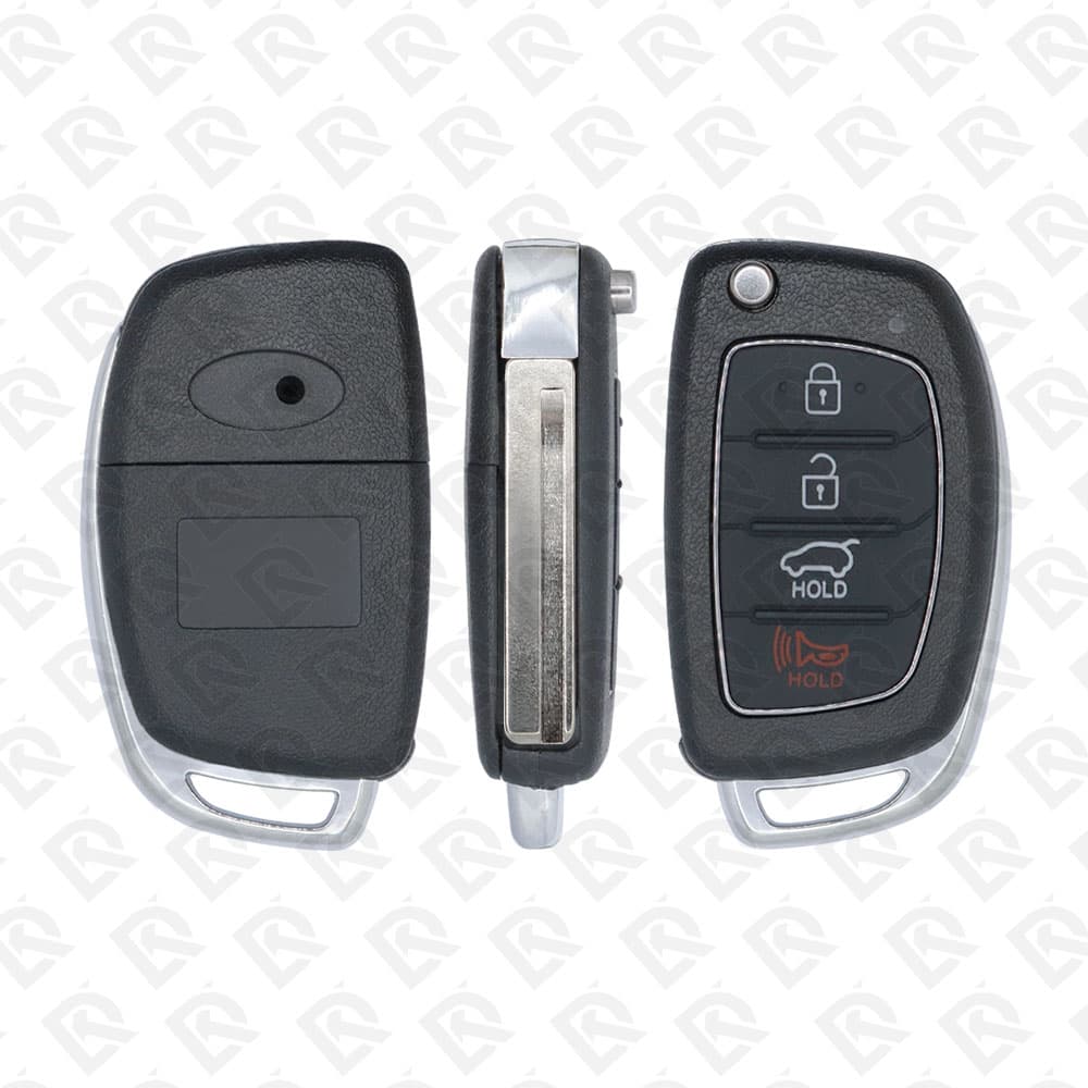 2013 - 2015 HYUNDAI REMOTE HEAD FLIP KEY SHELL 4B - HYN17R BLADE AFTERMARKET