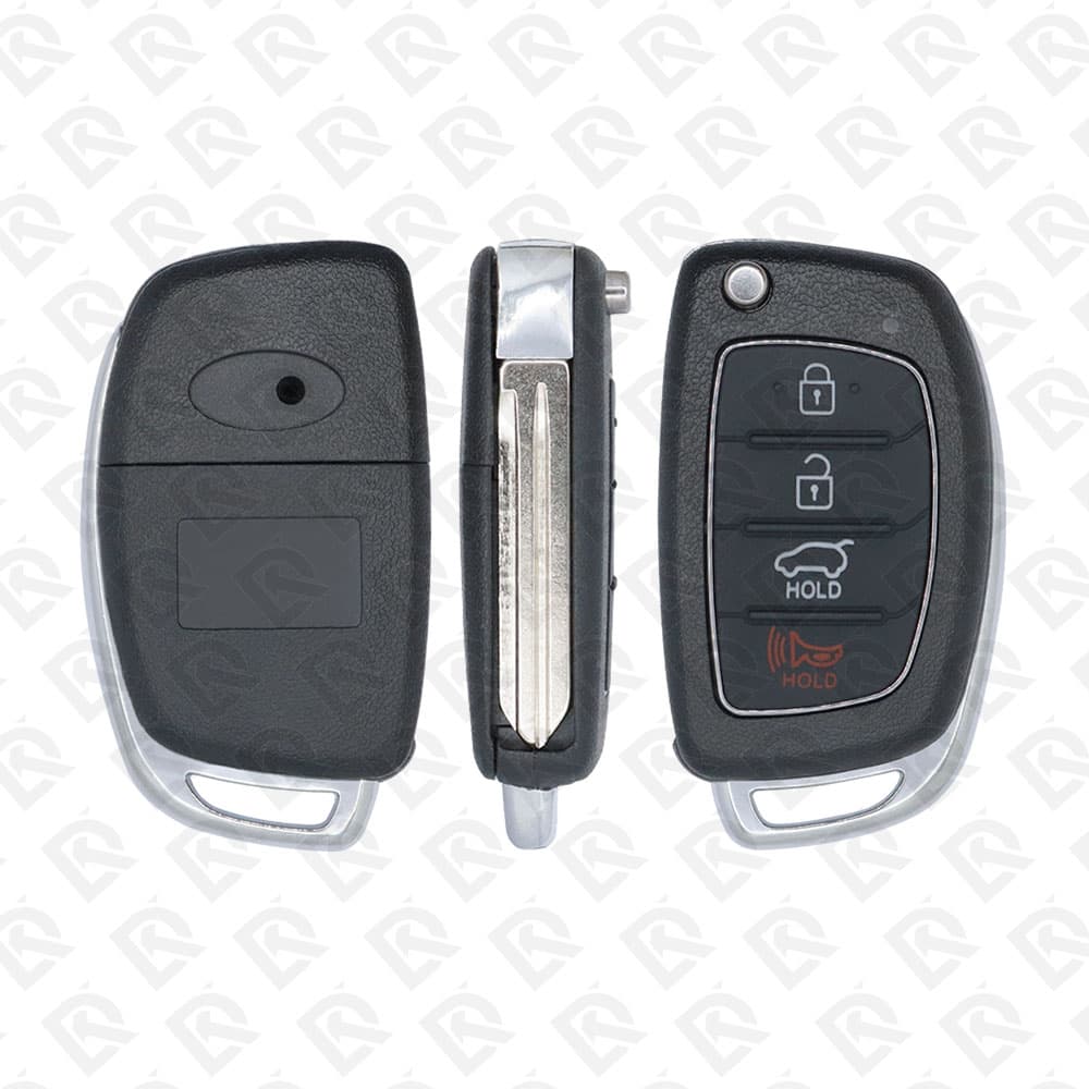 2013 - 2015 HYUNDAI REMOTE HEAD FLIP KEY SHELL 4B - HYN14R BLADE AFTERMARKET