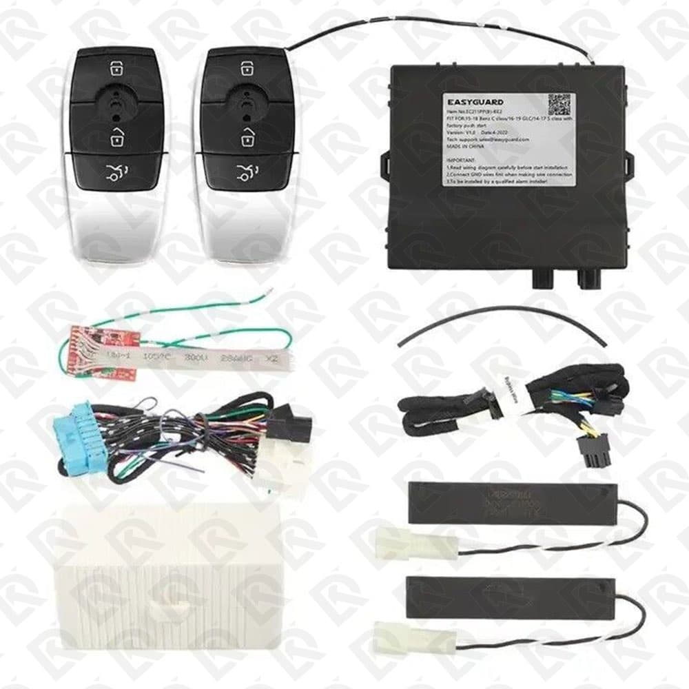 EASYGUARD PLUG AND PLAY CAR ALARM SYSTEM W205 X253 FACTORY KEYLESSGO