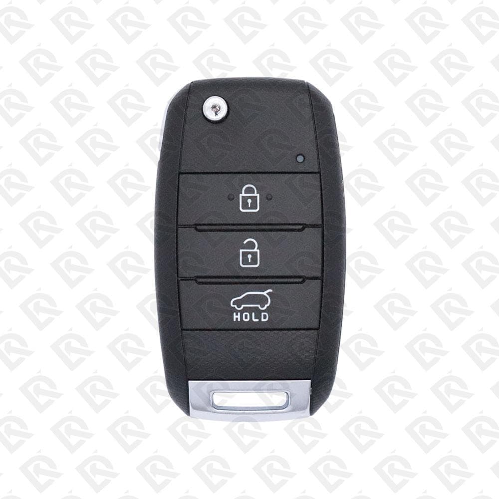 2021 - 2022 KIA SONET REMOTE HEAD FLIP KEY 3BUTTONS - 433MHZ - 95430-CC000 ORIGINAL