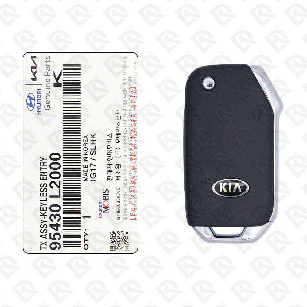 2021 - 2022 KIA K5 REMOTE HEAD FLIP KEY - 4BUTTONS - 433MHZ - 95430-L2000 ORIGINAL