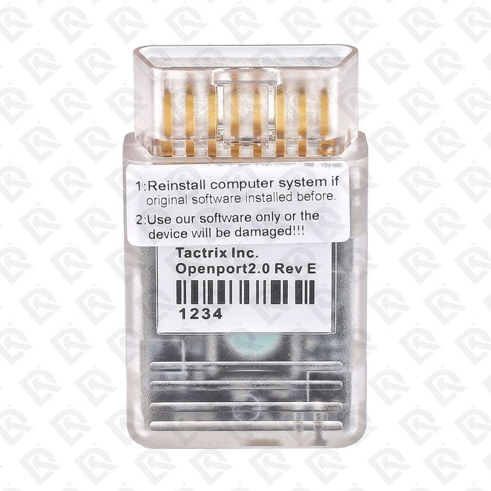 2022 FULL CHIP VERSION TACTRIX OPENPORT 2.0 + ECUFLASH CABLE J2534