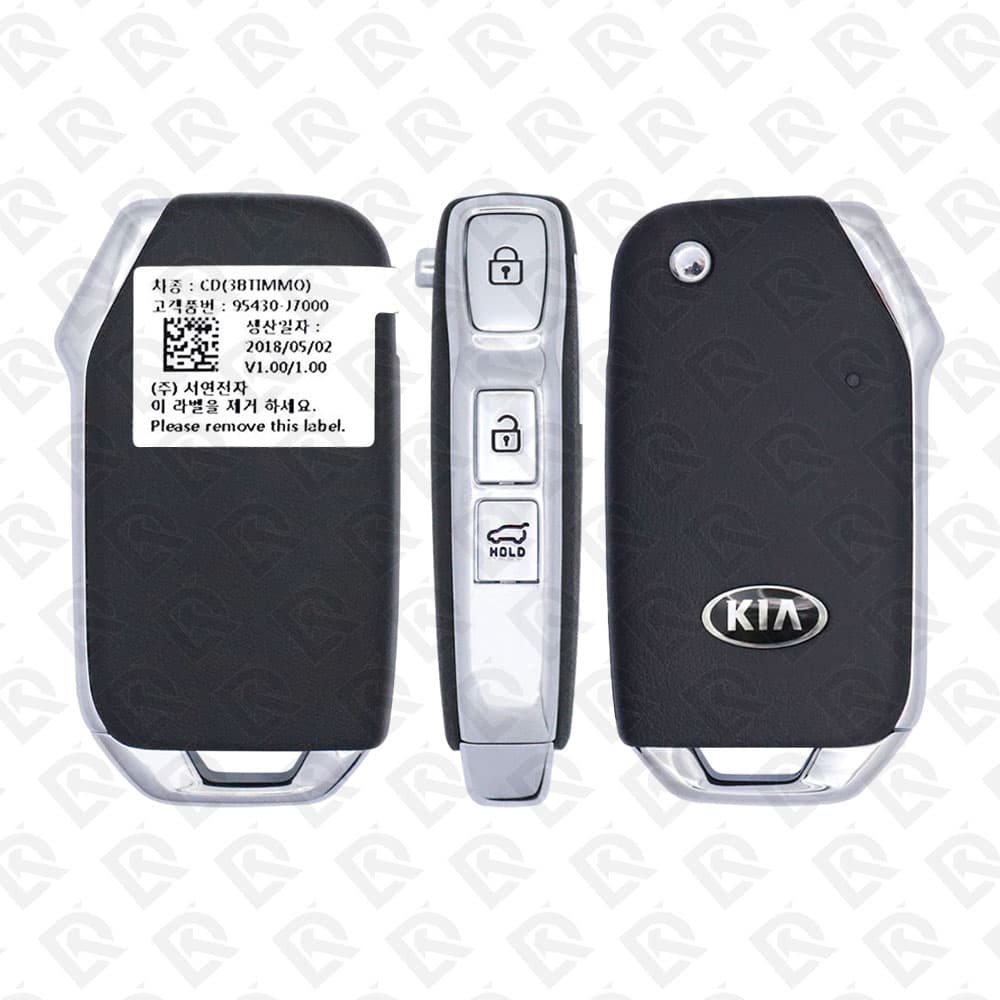2018 - 2020 KIA CEED REMOTE HEAD FLIP KEY 3BUTTONS - 433MHZ - 95430-J7000 ORIGINAL