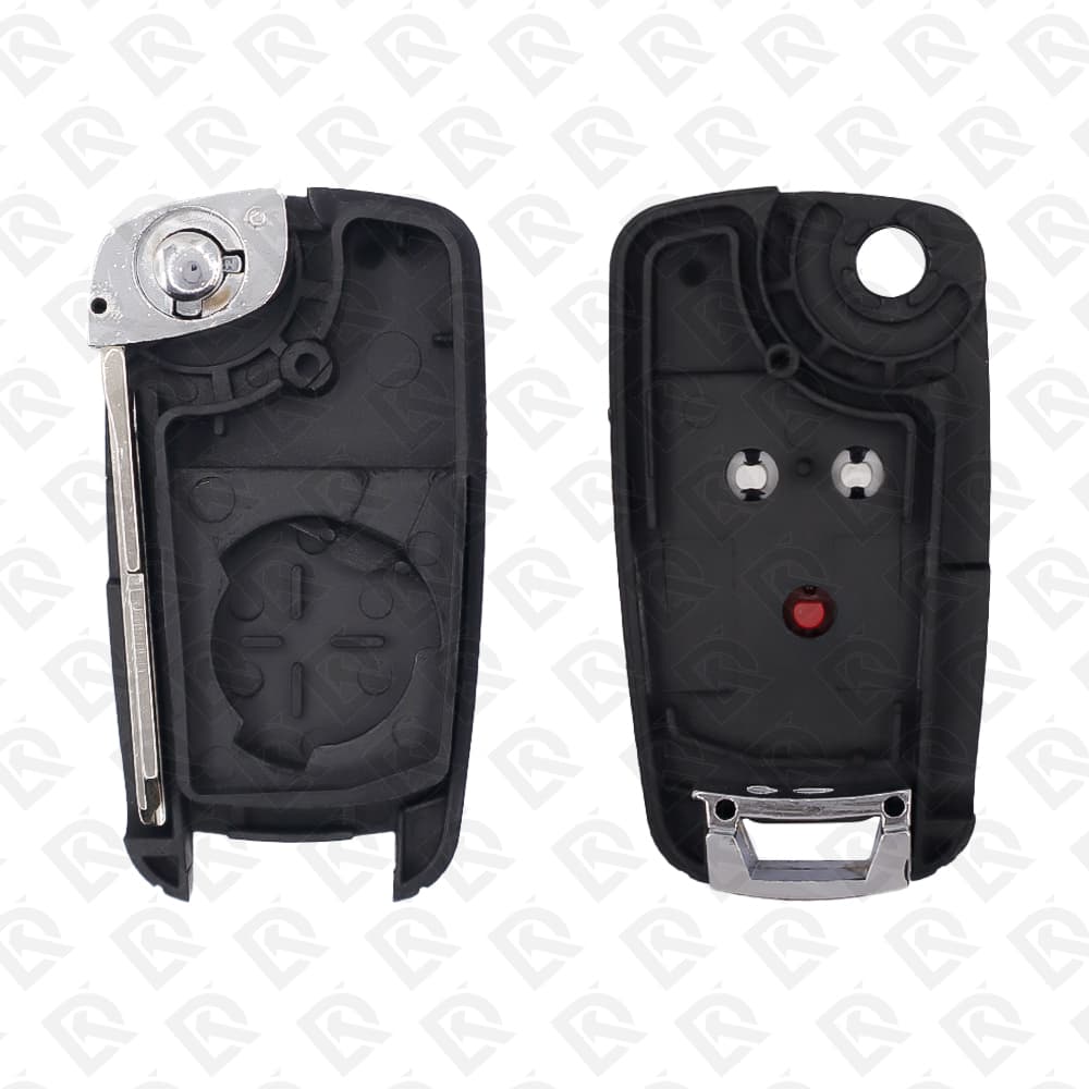 CHEVROLET SPARK REMOTE HEAD FLIP KEY SHELL 3BUTTONS - AFTERMARKET