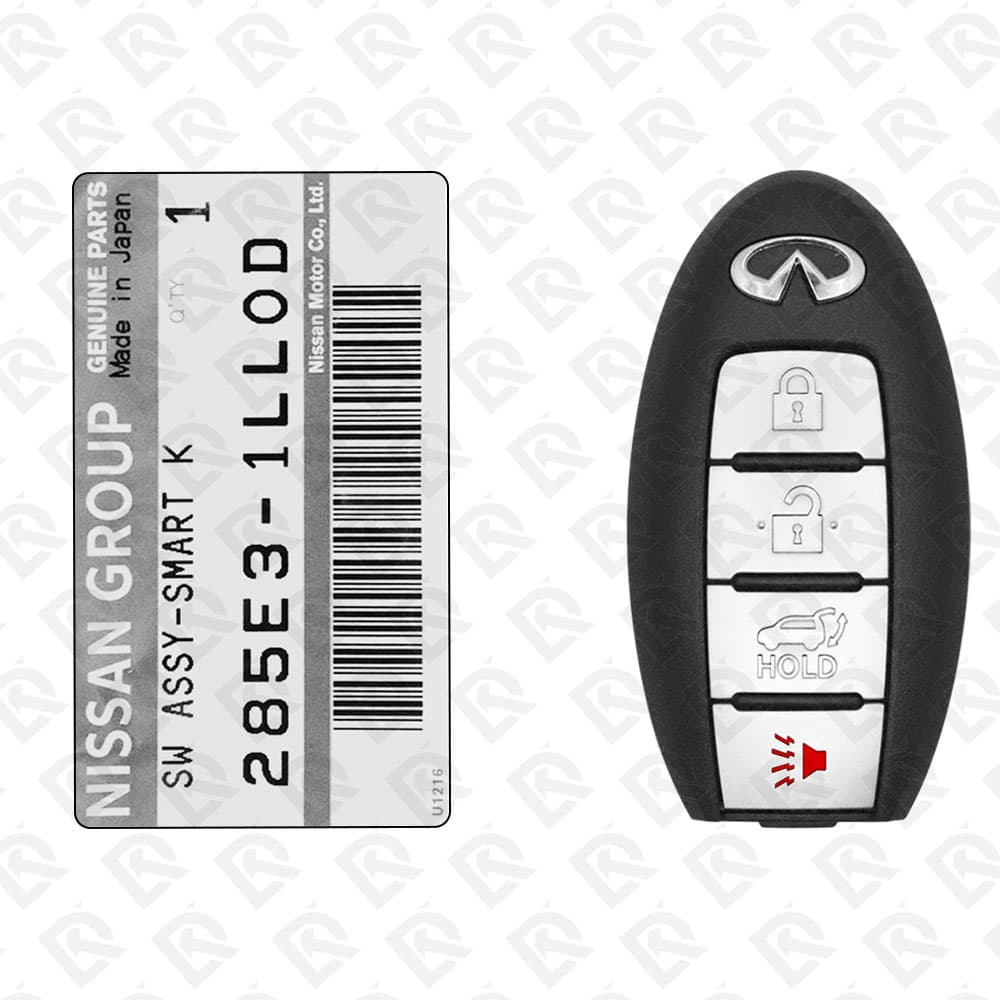 2011 - 2013 INFINITI QX56 SMART KEY - 4BUTTONS - 433MHZ - 285E3-1LL0DI - ORIGINAL