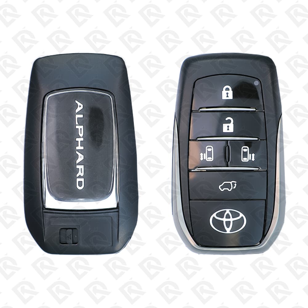 TOYOTA ALPHARD SMART KEY SHELL 5 BUTTONS - AFTERMARKET