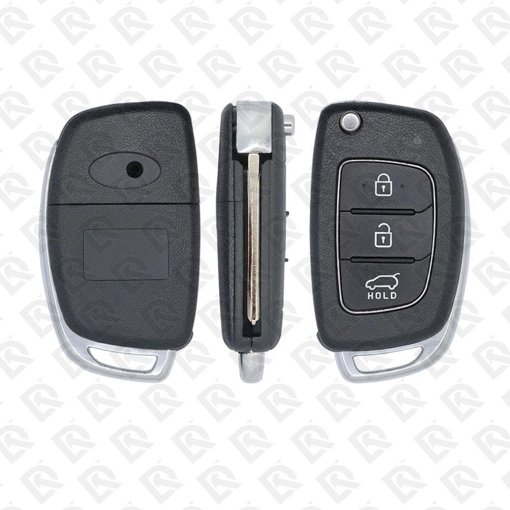 2016 - 2018 HYUNDAI REMOTE HEAD FLIP KEY SHELL 3B - TOY48 BLADE AFTERMARKET