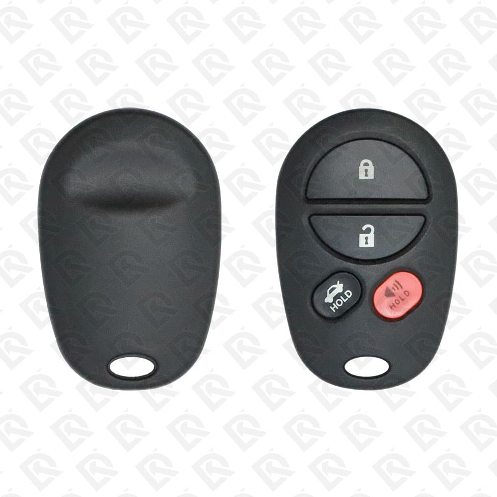 TOYOTA REMOTE SHELL 4BUTTONS - AFTERMARKET
