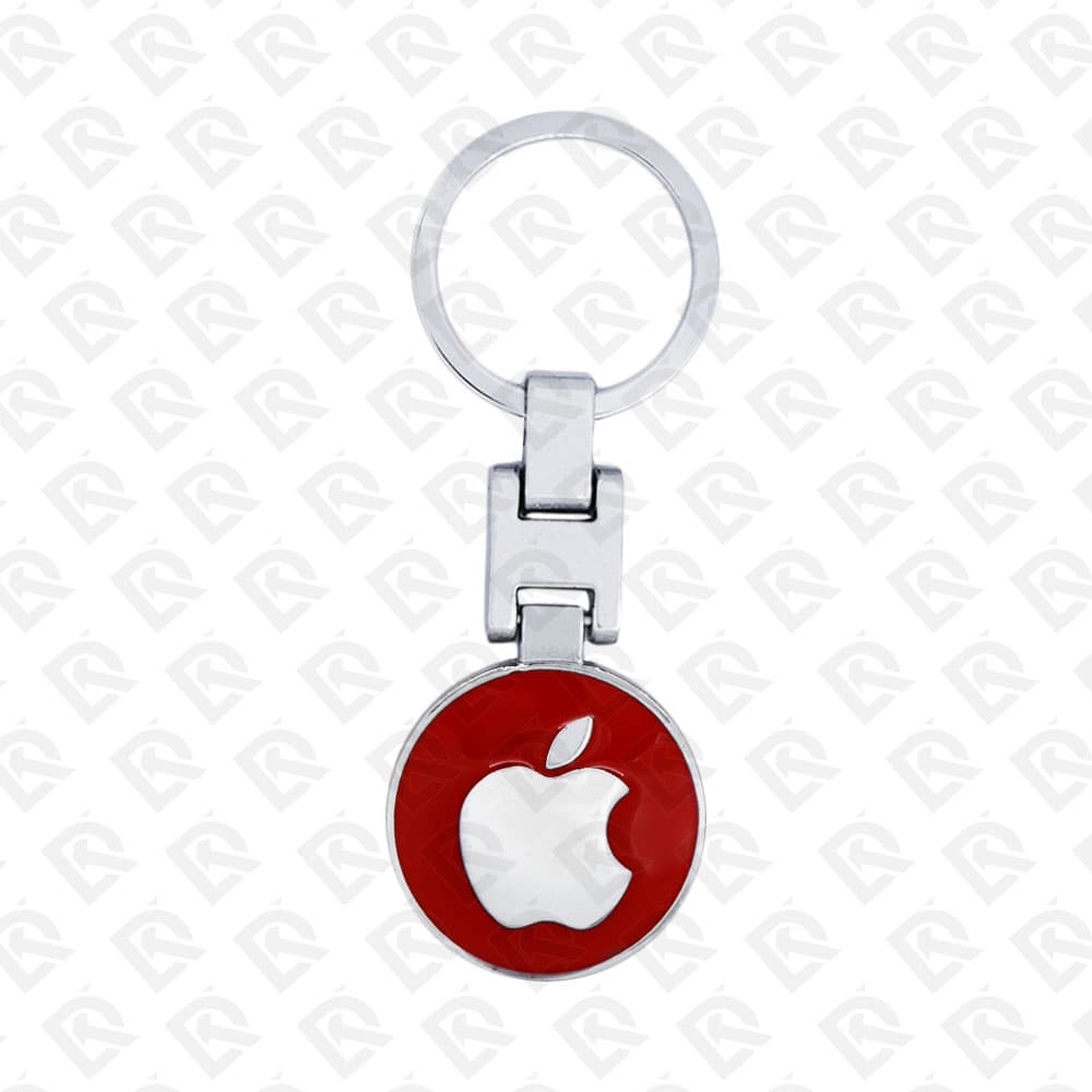  APPLE  RED KEYCHAIN BIG SIZE
