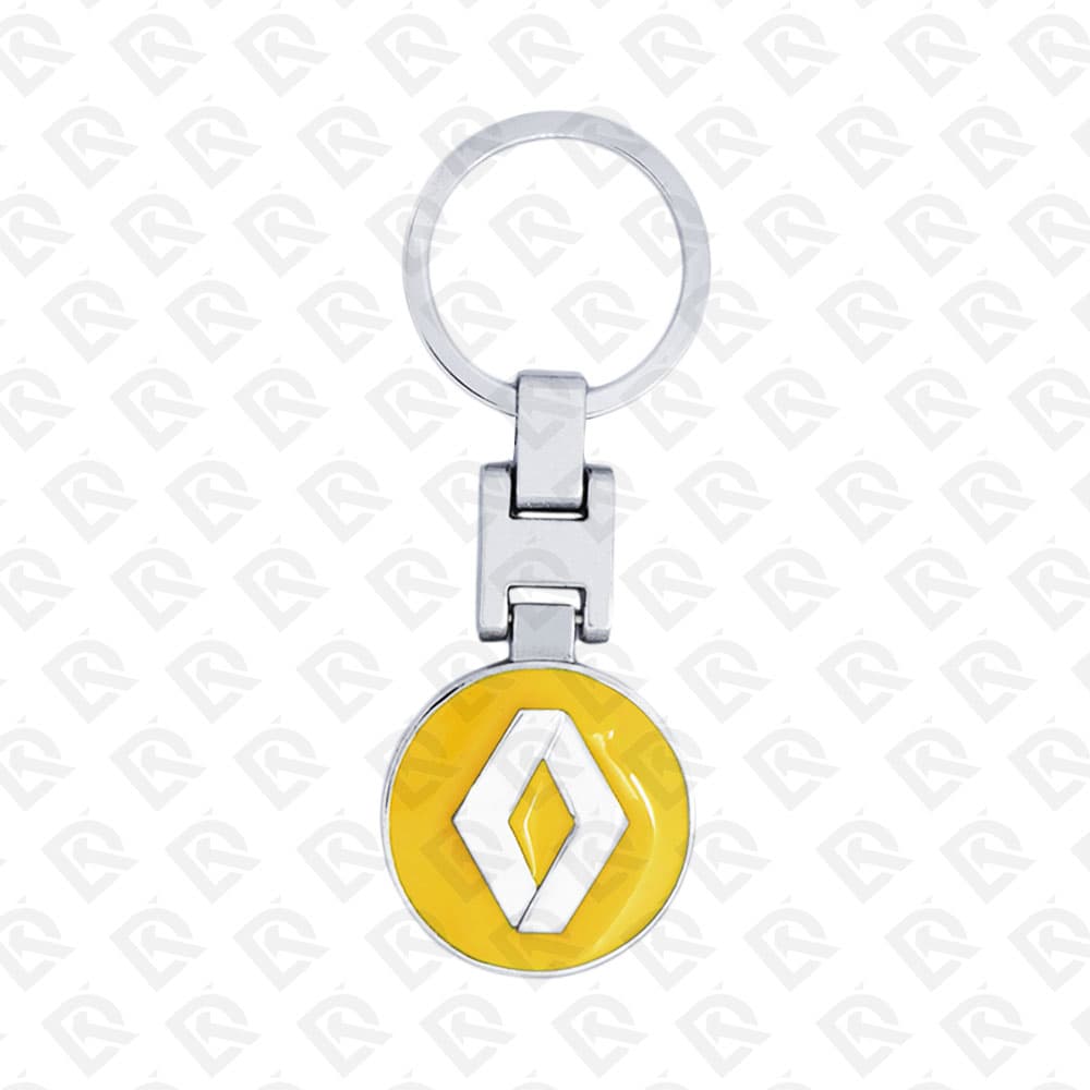 RENAULT YELLOW KEYCHAIN BIG SIZE
