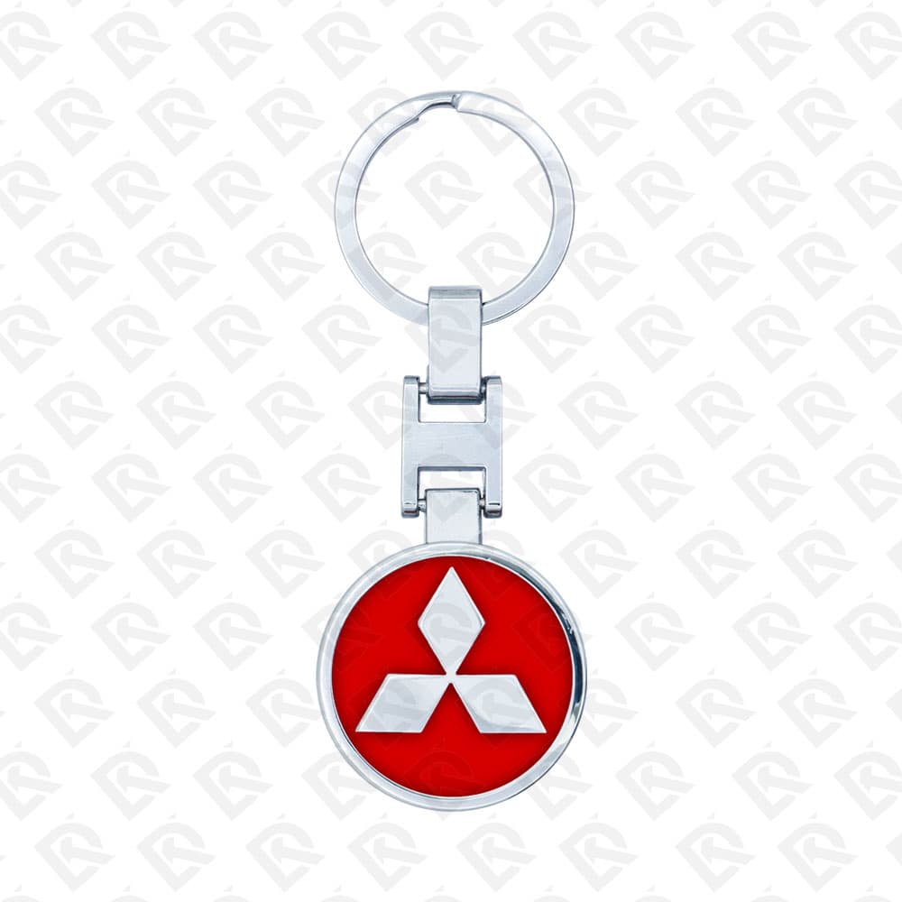  MITSUBISHI RED KEYCHAIN BIG SIZE