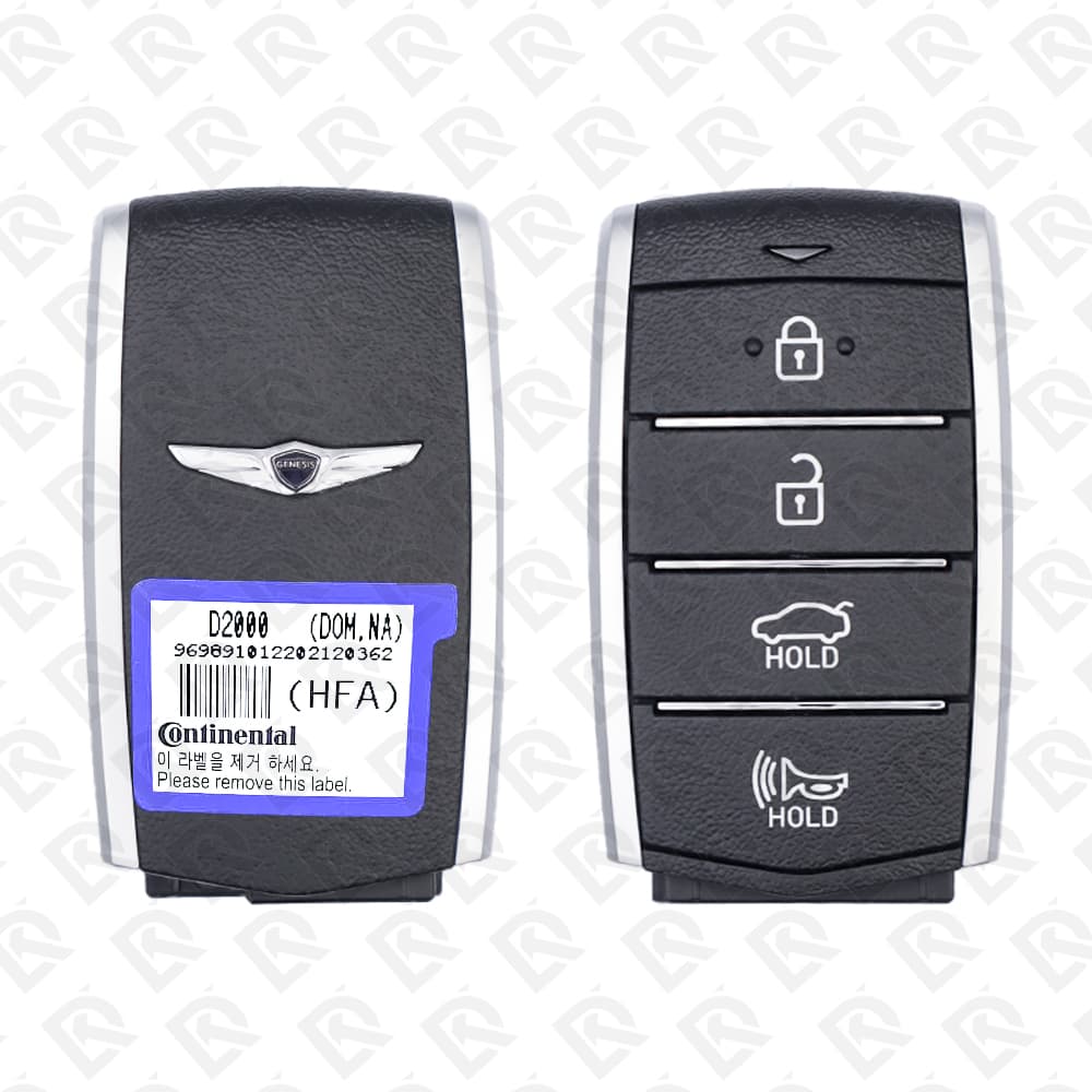 2017 - 2018 HYUNDAI GENESIS G90 SMART KEY - 4BUTTONS - 434 MHZ - 95440-D2000BLH ORIGINAL