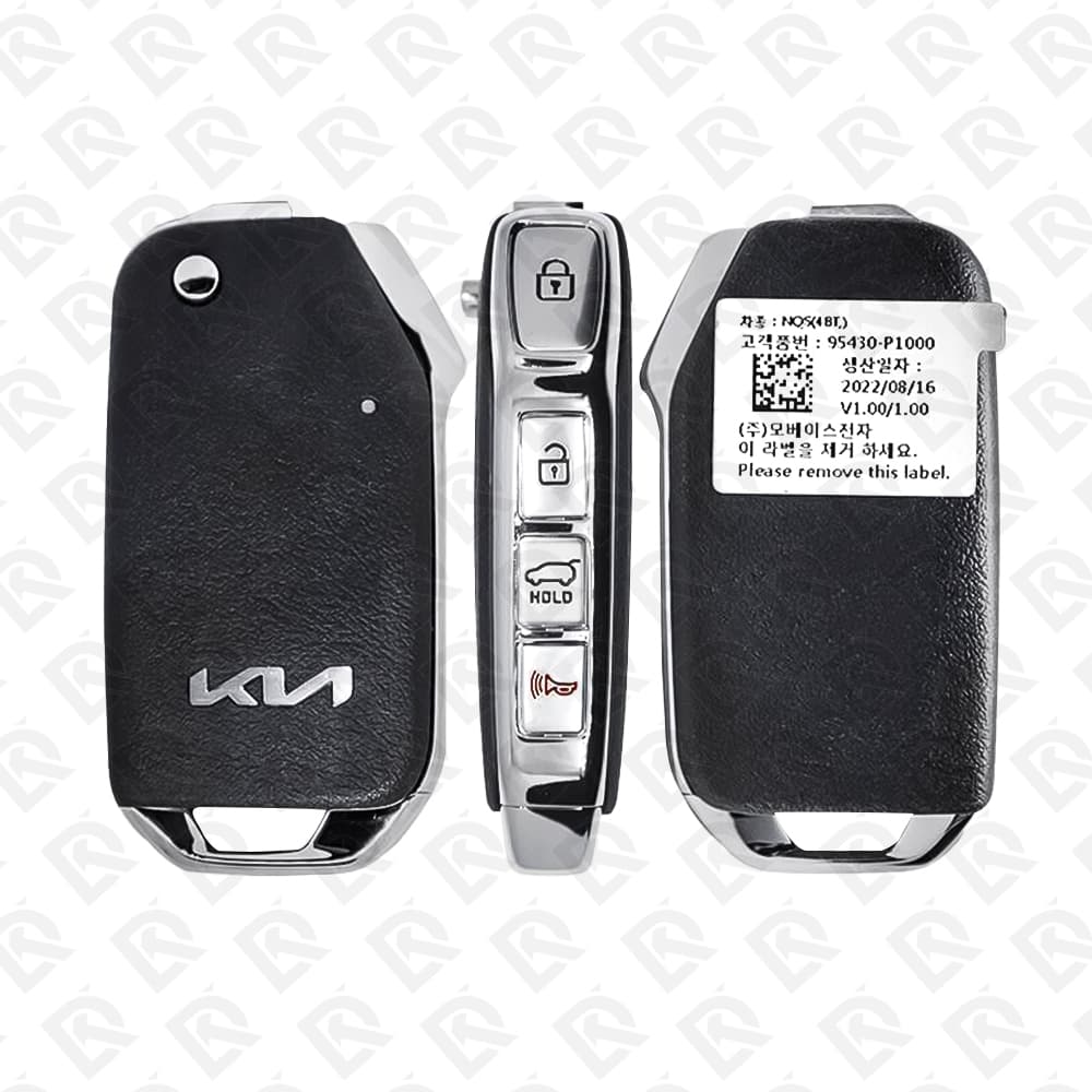2021 - 2022 KIA SPORTAGE REMOTE HEAD FLIP KEY - 4BUTTONS - 433MHZ - 95430-P1000 ORIGINAL