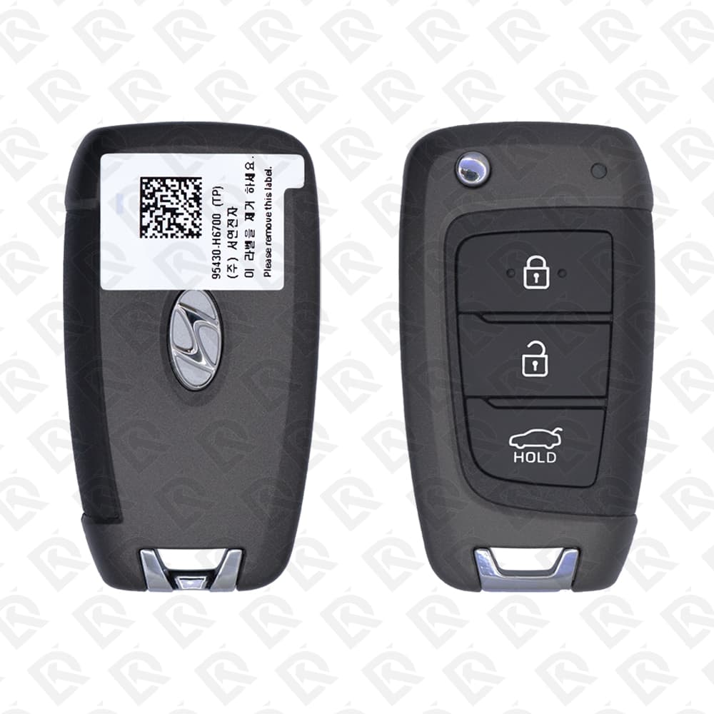 2021 HYUNDAI ACCENT REMOTE HEAD FLIP KEY - 3BUTTONS - 434MHZ - 95430-H6700 ORIGINAL