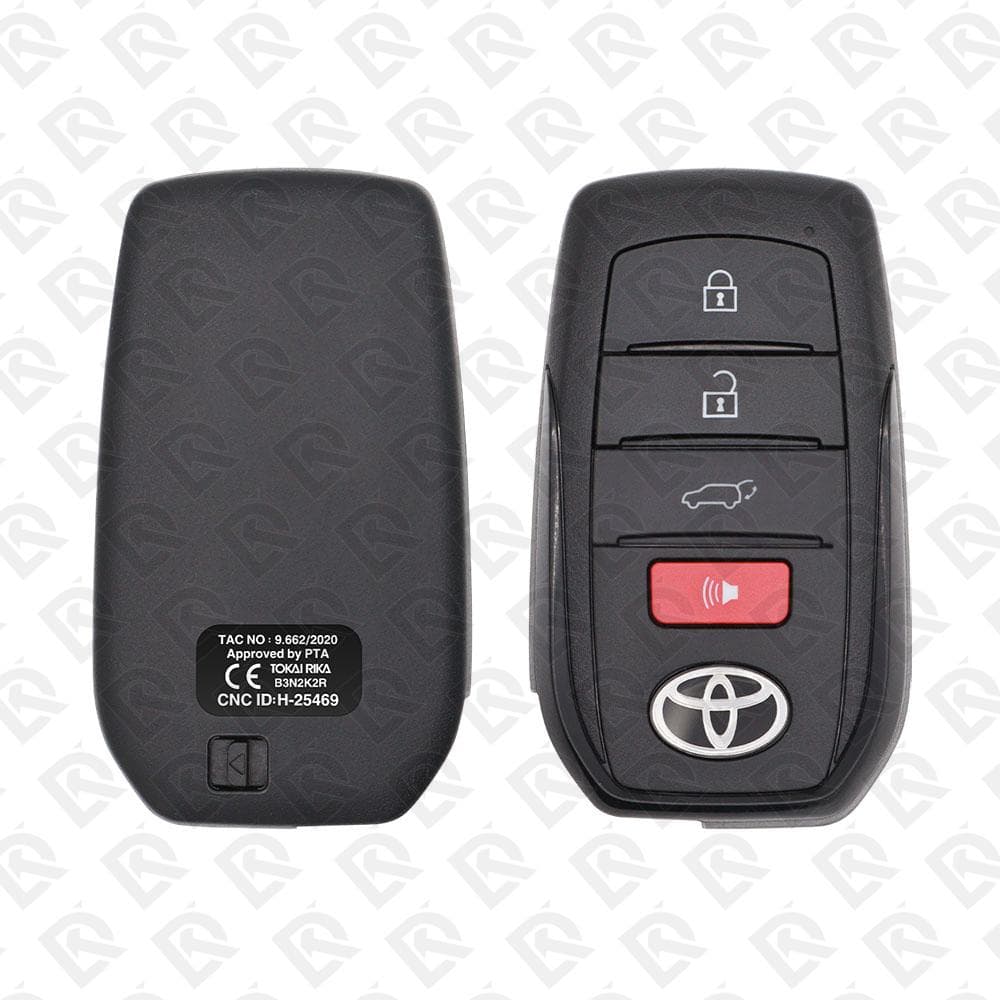 2022 - 2023 TOYOTA LAND CRUISER SMART KEY  4BUTTONS 433MHz - 8990H-60530 ORIGINAL W/B