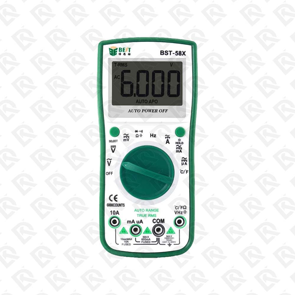 Bestool BST-58X Automatic Digital Multimeter Intelligent 6000 Counts AC/DC Voltage Current Test Tool