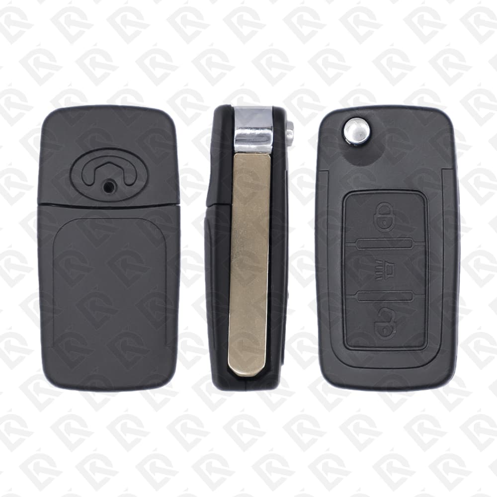 GREAT WALL REMOTE HEAD FLIP KEY SHELL 3BUTTONS - AFTERMARKET