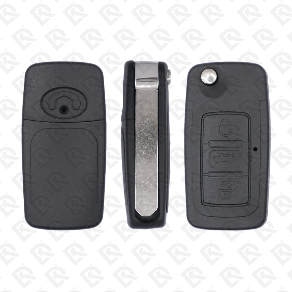 GREAT WALL REMOTE HEAD FLIP KEY SHELL 3BUTTONS - AFTERMARKET