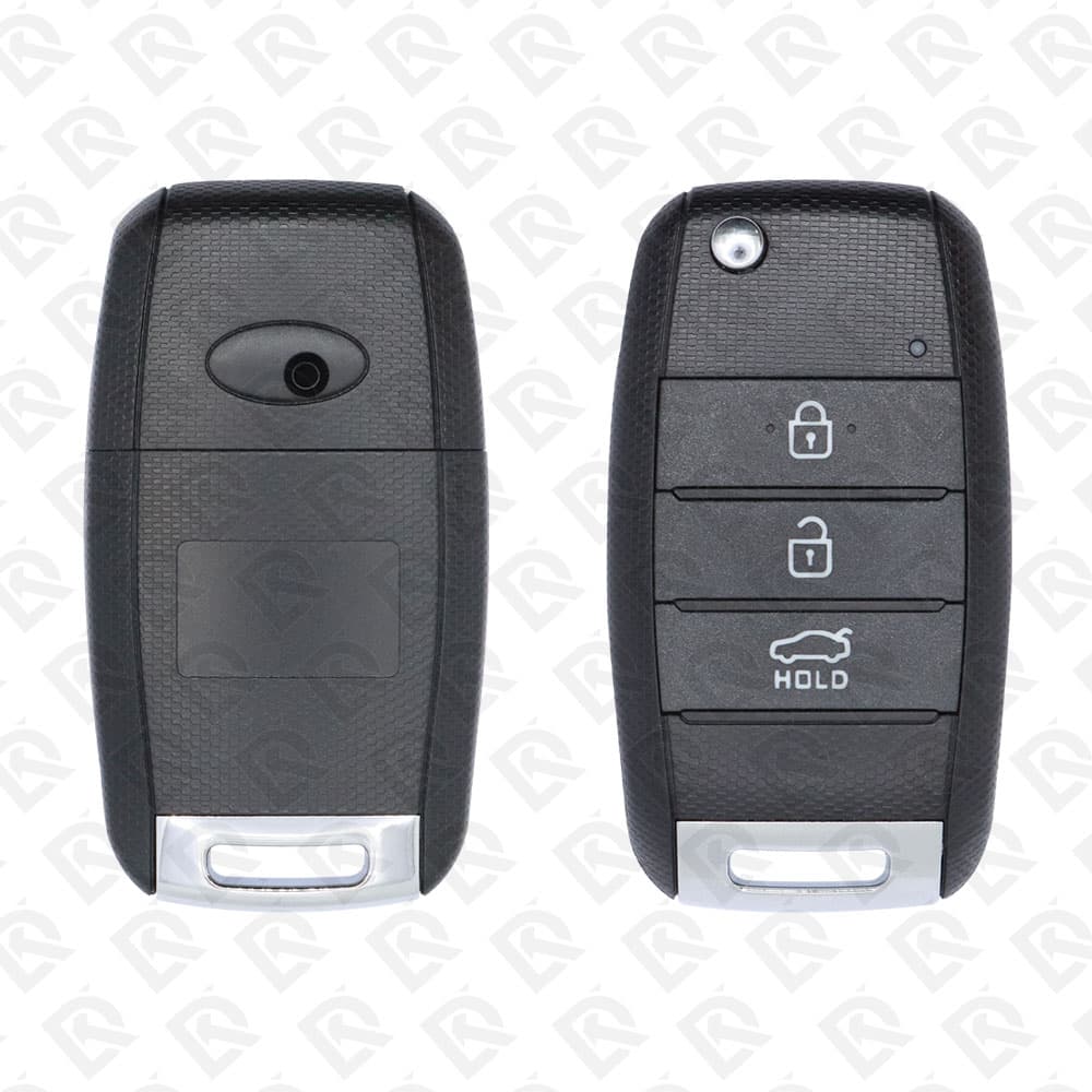 KIA REMOTE HEAD FLIP KEY SHELL 3BUTTONS TOY48 BLADE AFTERMARKET