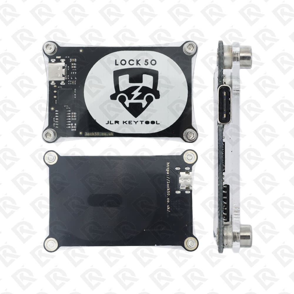 LOCK50 HW01 JLR TRANSPONDER KEY COPY AND UNLOCKING, CHANGE ID EMULATOR PROGRAMMING TOOL WITH 10KEYS 2010 - 2023