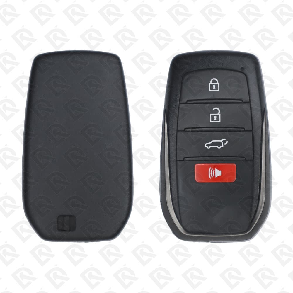 2023 - 2024 TOYOTA LAND CRUISER SMART KEY SHELL - 4BUTTONS - WORK ON KD AND XHORSE PCB - AFTERMARKET