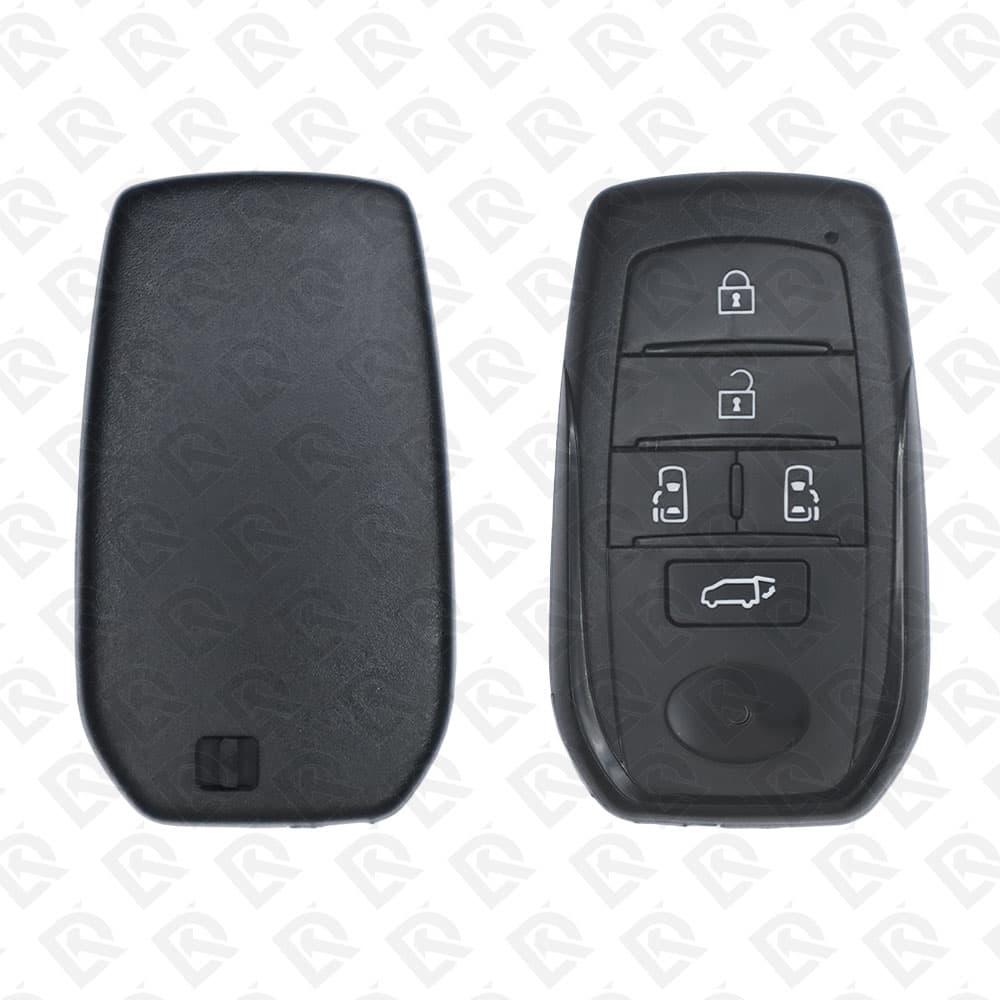 2023 - 2024 TOYOTA ALPHARD SMART KEY SHELL - 5BUTTONS - WORK ON KD AND XHORSE PCB - AFTERMARKET