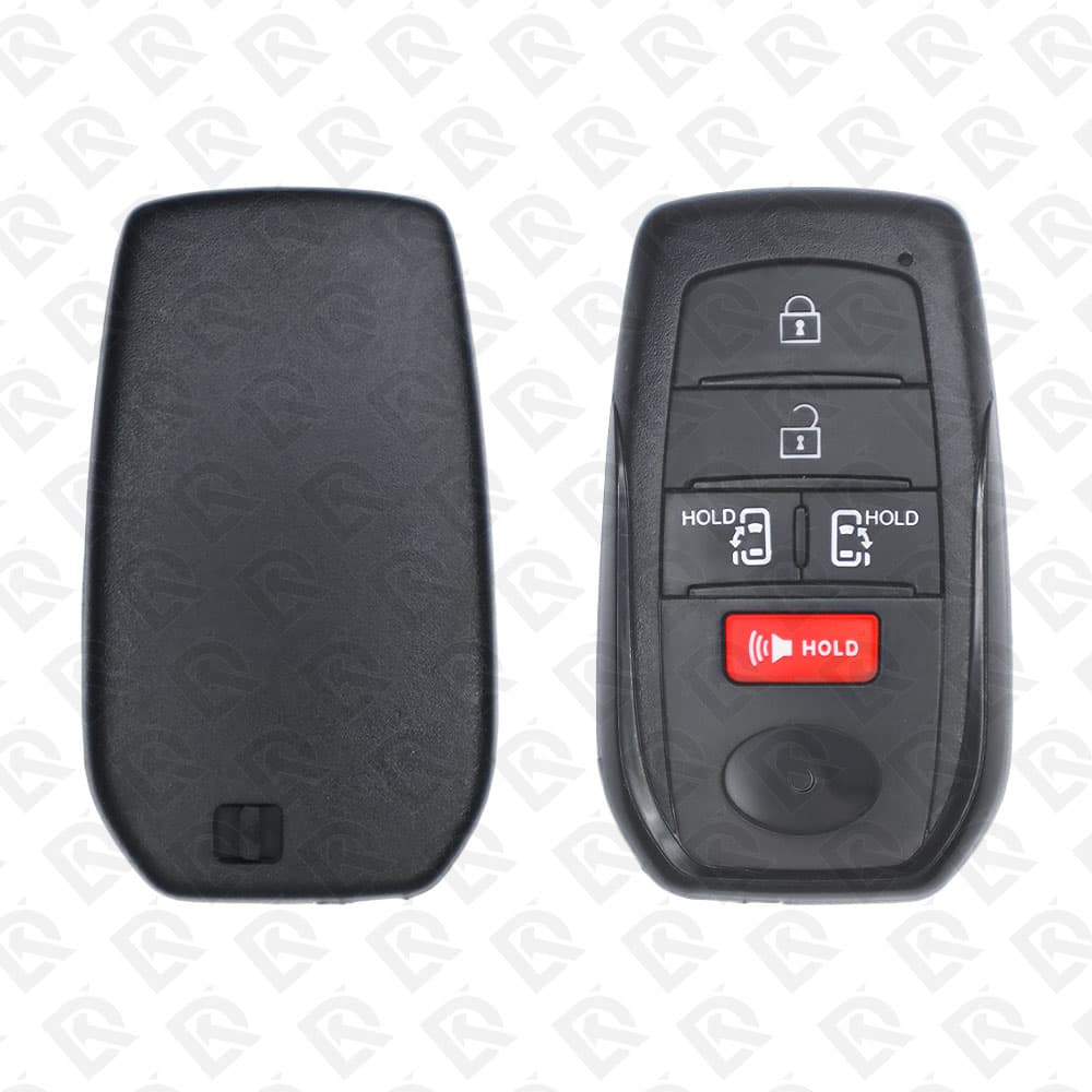 2023 - 2024 TOYOTA SIENNA SMART KEY SHELL - 5BUTTONS - WORK ON KD AND XHORSE PCB - AFTERMARKET