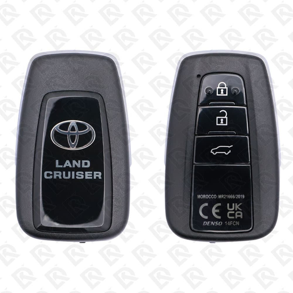 2020 - 2023 TOYOTA LAND CRUISER PRADO SMART KEY 3BUTTONS 433MHZ - 89904-60V60 ORGINAL W/B